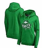Women Kansas City Chiefs Pro Line by Fanatics Branded St. Patrick's Day Paddy's Pride Pullover Hoodie Kelly Green FengYun,baseball caps,new era cap wholesale,wholesale hats